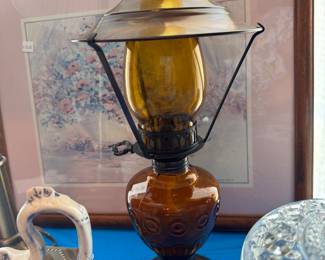 Vintage oil lamp