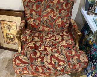 Antique upholstered chair, excellent condition 