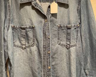 Chico size 2 denim shirt