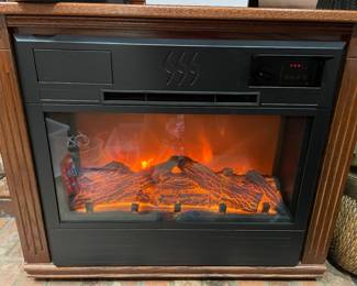 Amish made portable electric fireplace