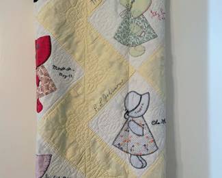 Hand stitched quilt
