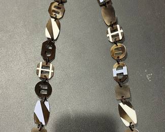Hermes Horn Charm Necklace