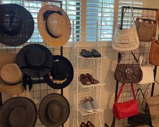 Ladies designer hats, handbags and shoes 