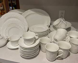 Large Collection of Wedgewood Strawberry & Vine China