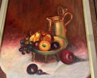 Beautiful Still life oil on canvas signed B. Cantwell 