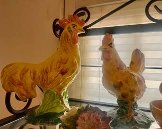 Stangl Birds Roosters