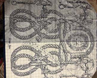 Hermès Women's della Cavalleria Silk Scarf 35''x35" 