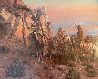 Trouble Hunters by Charles M Russell Western Giclee Art Print 