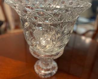 Cambridge Crystal Wild Rose Punch Bowl