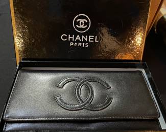 New in Box Chanel Paris Leather billfold 