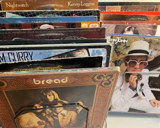 Vintage vinyl records