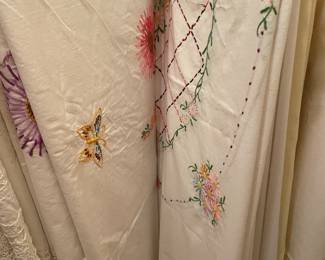 Several sizes of  Embroidered Table Cloths