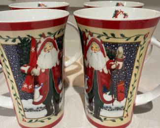 Pimpernel International Santa mugs. Some new in box