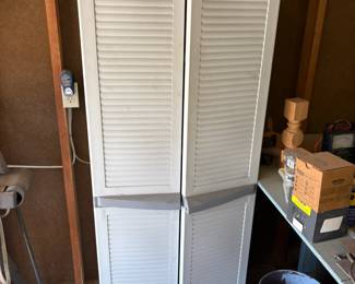 plastic storage cabinet