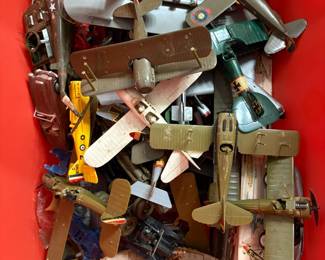 plastic model airplanes