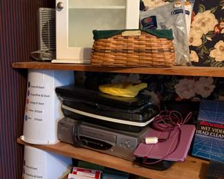 basket, electronics, small curio