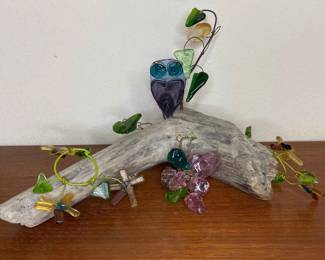 Art Glass With Drift Woods