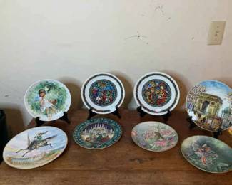 Vintage Mystery Plate Collection With Authenticity Seal