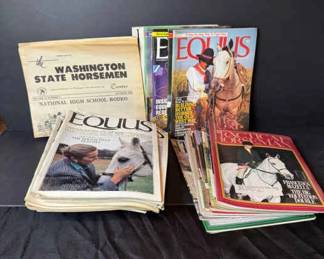 Vintage Equis And Practical Horseman Magazines