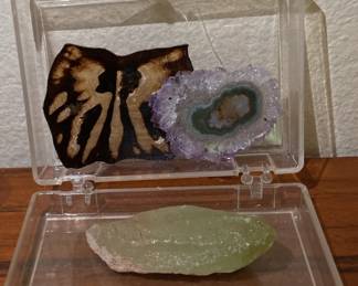 Amethyst And Calcite With Specimen
