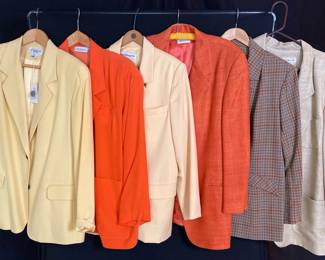 Vintage Womens Suit Jackets Sizes 1012 Including 100 Silk From Augustus