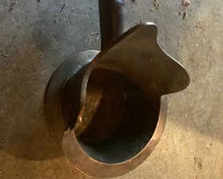 Vintage Brass Chinese Silk Iron