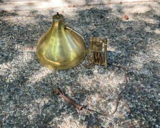Vintage Adjustable Brass Lamp