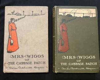 Two 1901 Mrs Wiggs Of The Cabbage Patch Books