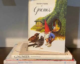 PopUp Gnomes Vintage German Paper Chalet And Fairy Tales Japanese Stories Giant Golden Book