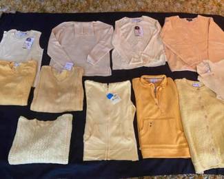 Yellow Themed Sweaters And Long Sleeves Sizes M L