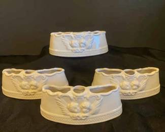 Vintage Dresden Original Germany Flower Frogs
