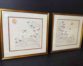 Ikki Matsumoto Framed Original Watercolor