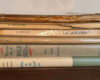 Puccini Verdi And Other Opera And Sheet Music