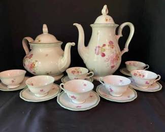 Roseuthal Bahnhof Selb Germany Chippendale Teapots With Teacups