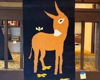 28 X 50 Donkey Wall Hanging Tapestry