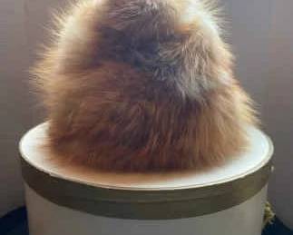 Womens Vintage Fur Hat By Fur Flyers