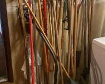 Lot Of Various Yard Tools For Gardening