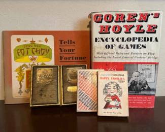 Hoyles Card Game Book And Several Decks Of Cards
