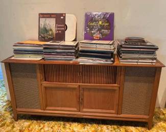 Mid Century Curtis Mathes Teak Record Player