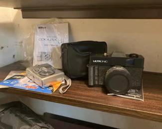 Ultronic And Nikon Camera Set With Original Case With Instructions And Memory Card
