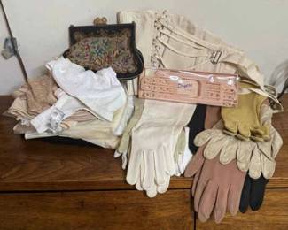 Vintage Undergarments Gloves And Negliges