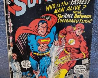 DC Comics Superman 199 Aug 10 1967The Race Between Superman And Flash Reserve $50