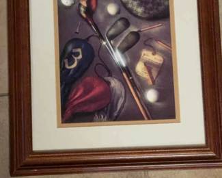 Golf Inspired Print Framed