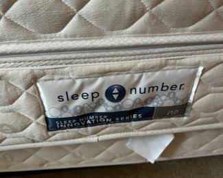 #2 Sleep Number i10 King Size Bed w/two Twin Platform Twins w/remote - You Move - w/stains $100.00