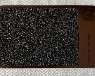 #421  2015 or 2016 Unregistered LImited Edition Star Bucks Card with Swarovski Crystals on Top with $50 Card Balance still there    $250