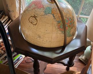 #16 20" Diameter Heirloom Globe by Replogle - 27" W/frame x 36 $120.00