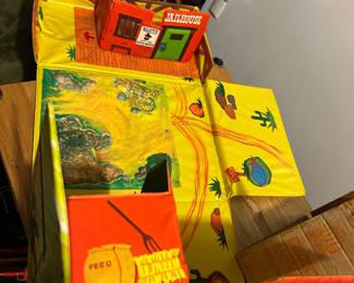 #44 Tote-A-Toy Ideal Frontier Town w/Box (No Figures) $60.00