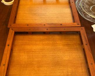 #320	Dansk teak trays. Set of 2	 $40.00 
