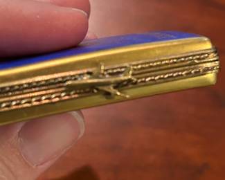 #211	Limoges USA Passport trinket box	 $50.00 
