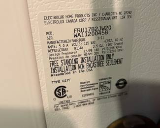 #79 Frigidaire All Refrigerator - 32x26x65 - Working $125.00